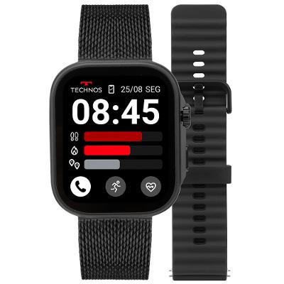 Smartwatch Technos Connect Max Call Preto - TMAXCAA/9P