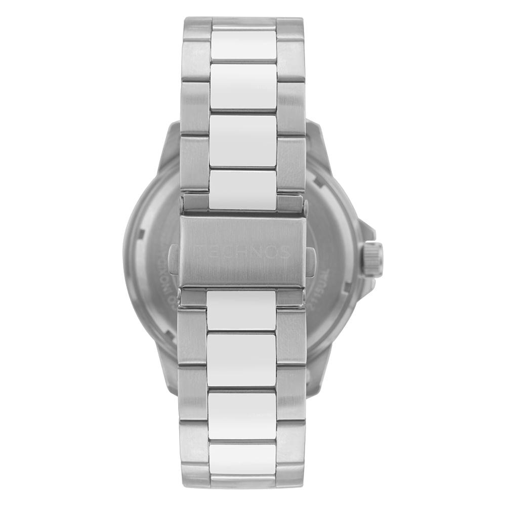 Relógio Technos Masculino Racer Prata - 2115UAK/1R - 3