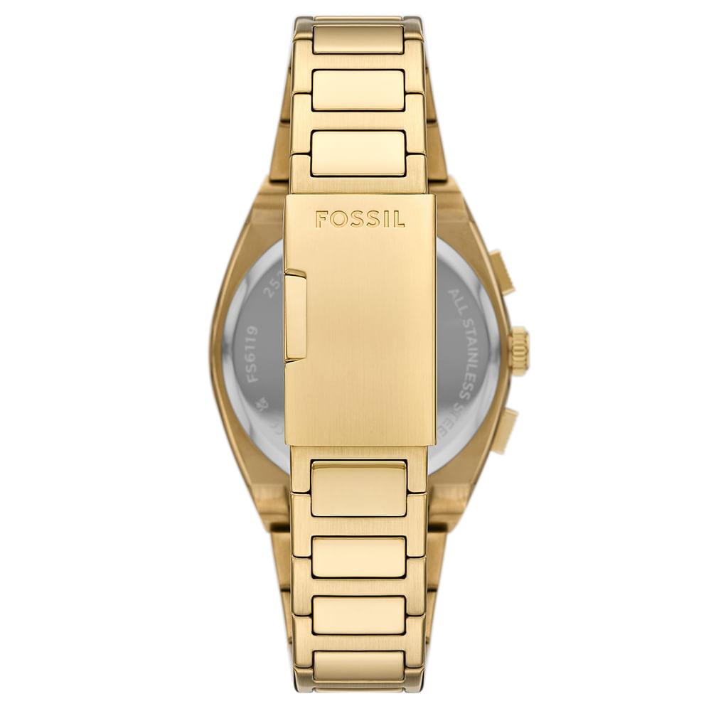 Relógio Fossil Masculino Everett Dourado - FS6119/1DN - 3