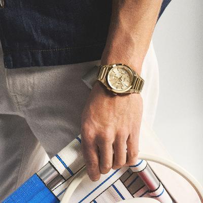 Relógio Fossil Masculino Everett Dourado - FS6119/1DN