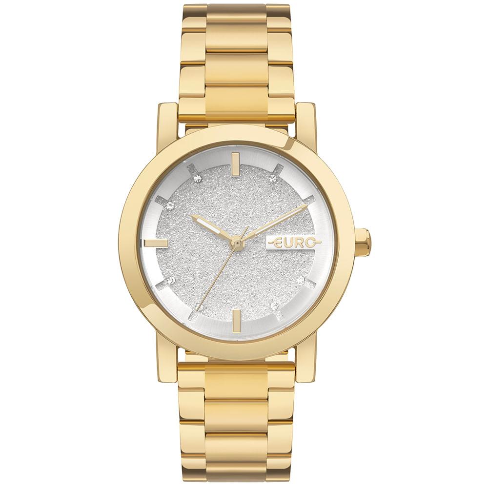Relógio Euro Feminino Glitz Dourado - EU2036YVX/4D - 1