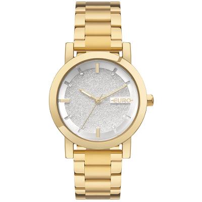 Relógio Euro Feminino Glitz Dourado - EU2036YVX/4D