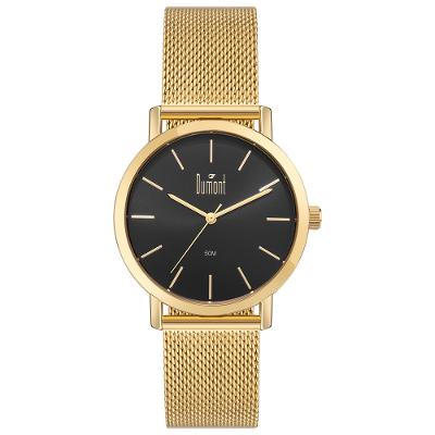 Relógio Dumont Masculino Traveller Dourado - DU2035MOZ/4P