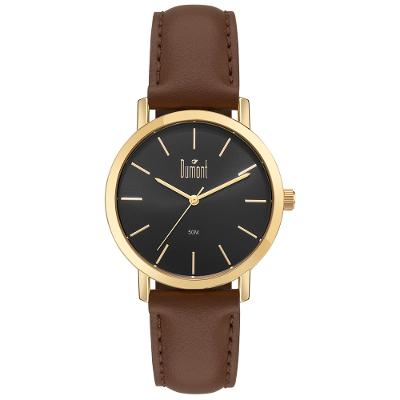 Relógio Dumont Masculino Traveller Dourado - DU2035MOV/5P
