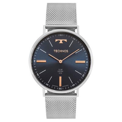 Relógio Technos Masculino Slim Prata - 2025LUE/1A