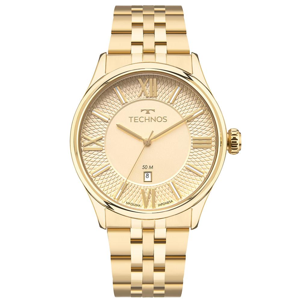 Relógio Technos Masculino Executive Dourado - 2115UAV/1X - 1