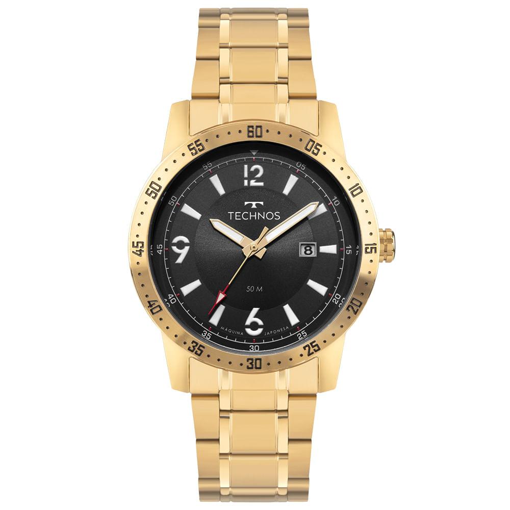 Relógio Technos Masculino Militar Dourado - 2115UCC/1P - 1