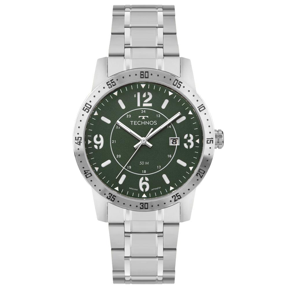 Relógio Technos Masculino Militar Prata - 2115UBY/1V - 1