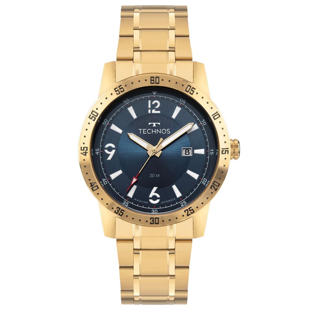 Relógio Technos Masculino Militar Dourado - 2115UCC/1A - 1