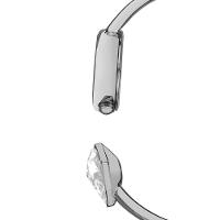 Relógio Technos Feminino Crystal Prata - VX10AD/1K - 2