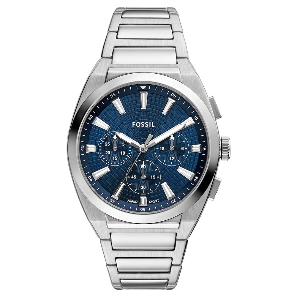 Relógio Fossil Masculino Everett Prata - FS6104/1AN - 1