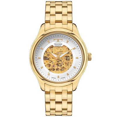 Relógio Technos Masculino Automatico Dourado - 8N24AR/1K