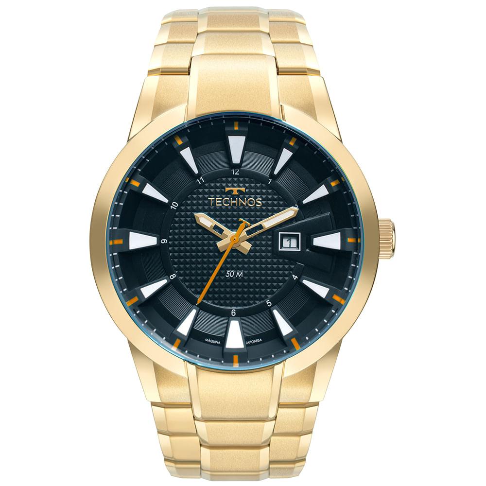 Relógio Technos Masculino Skymaster Dourado - 2117LDC/1A - 1