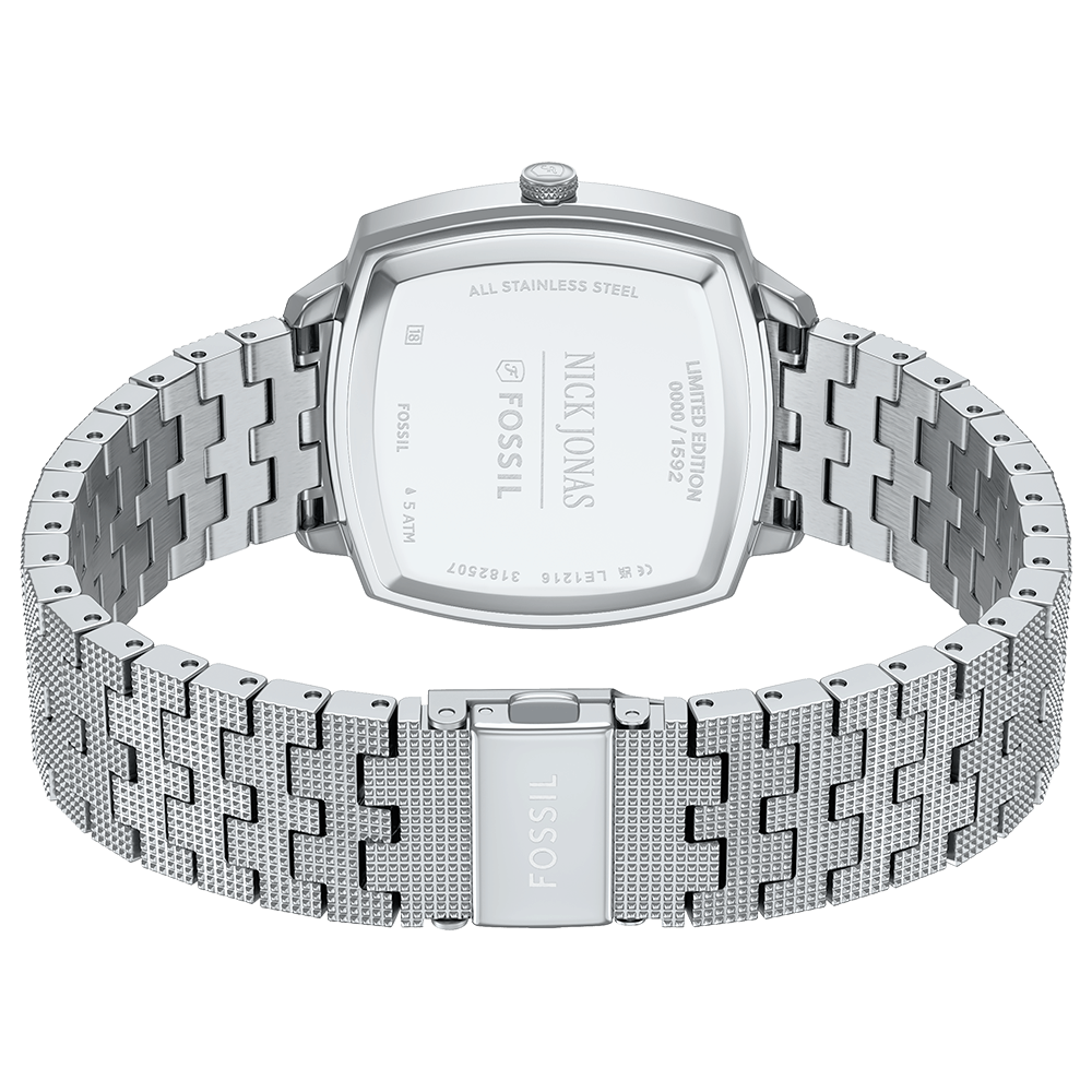 Relógio Fossil Masculino Nick Jonas Prata - LE1216/1PI - 5