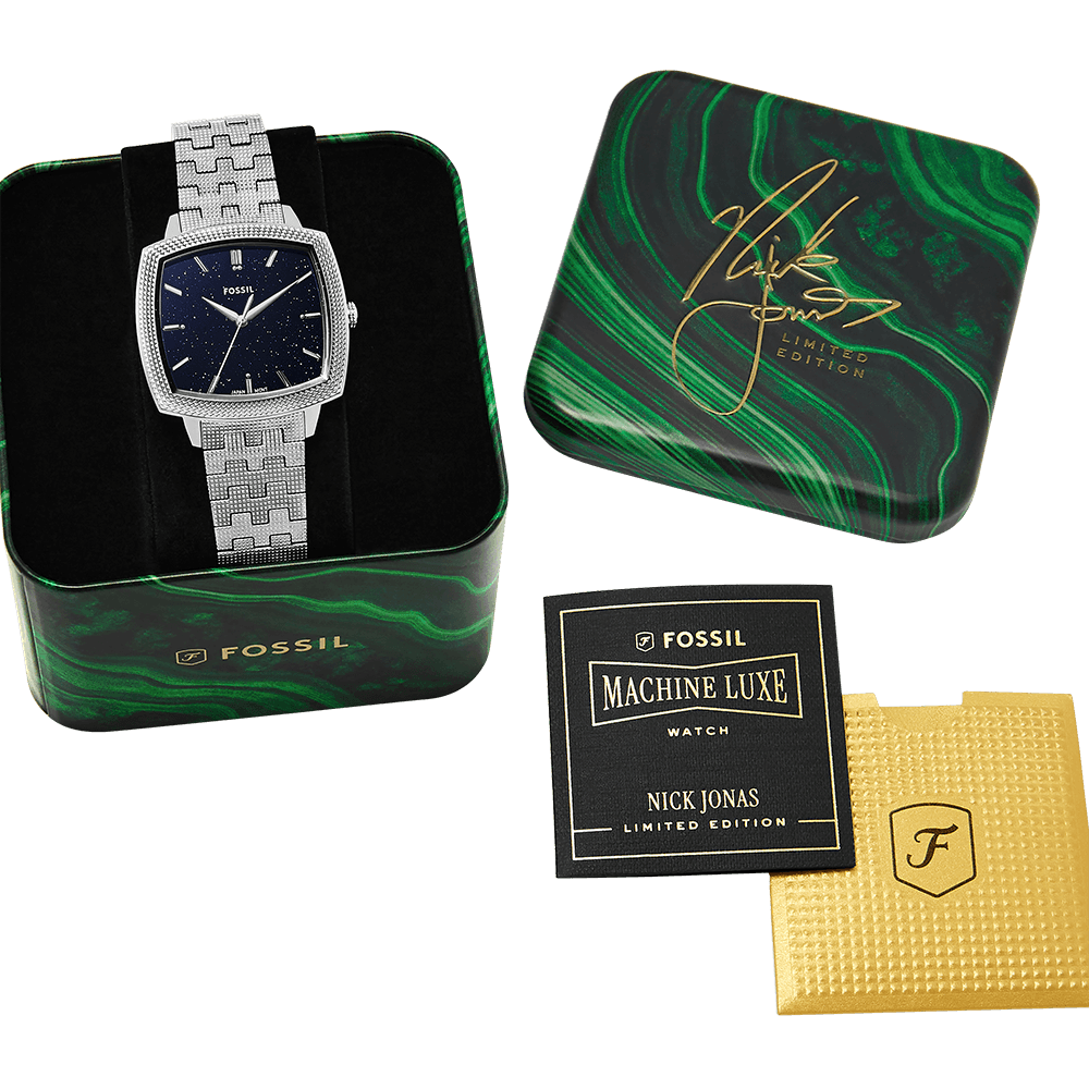 Relógio Fossil Masculino Nick Jonas Prata - LE1216/1PI - 6