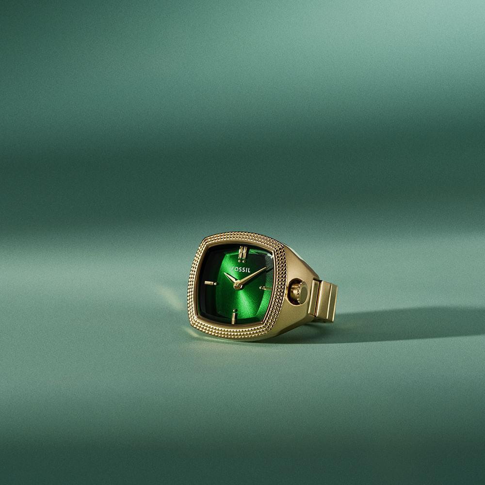 Relógio Anel Nick Jonas Machine Luxe Dourado - LE1213/1VI - 10