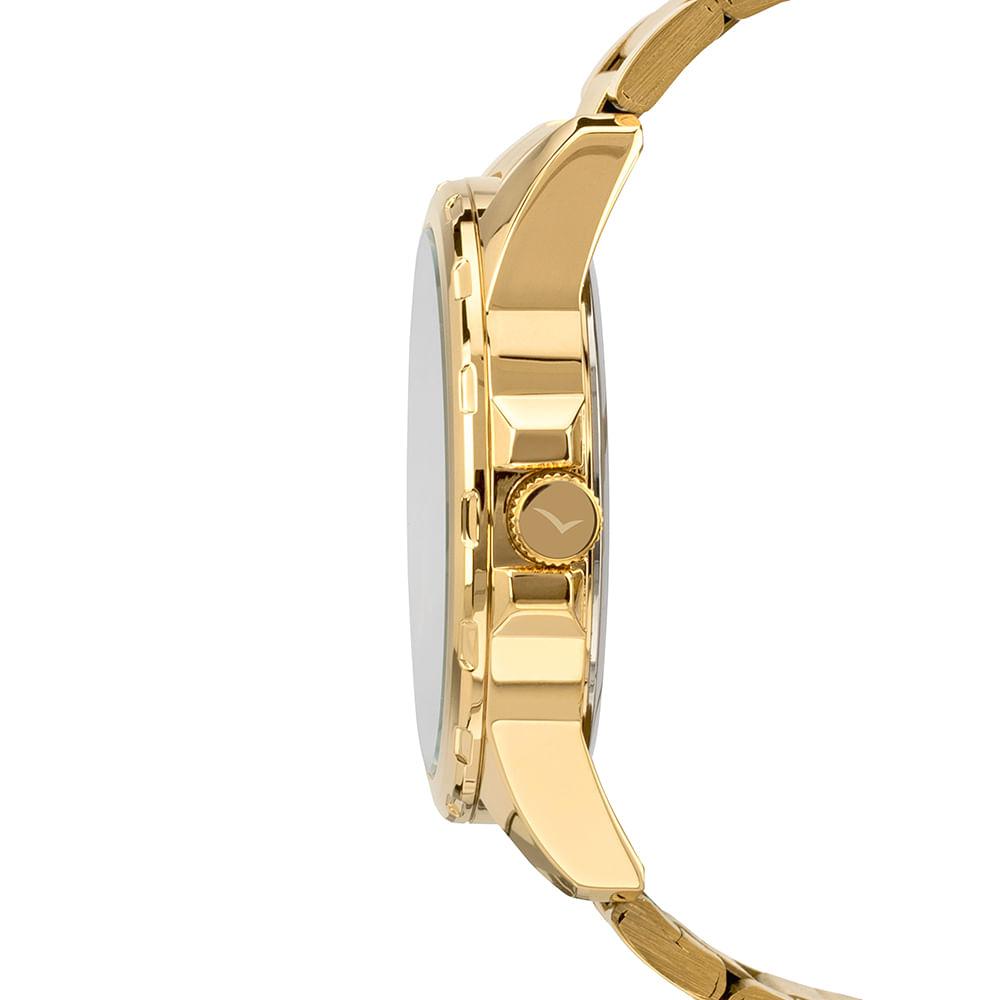 Kit Relógio Condor Masculino Speed Dourado - CO2117BR/K4 - 2