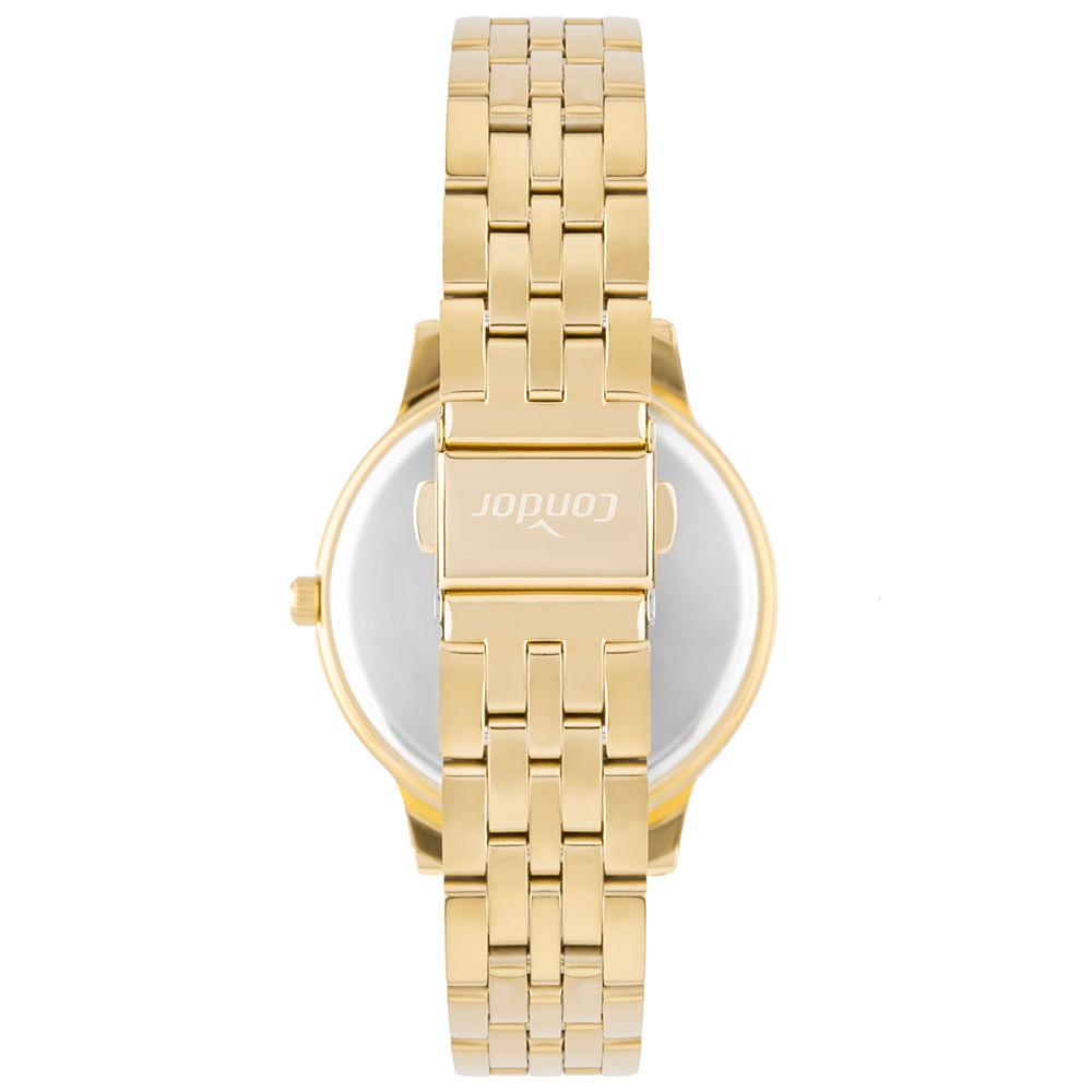 Kit Relógio Condor Masculino Dia A Dia Dourado - CO2035NRR/K4X - 3