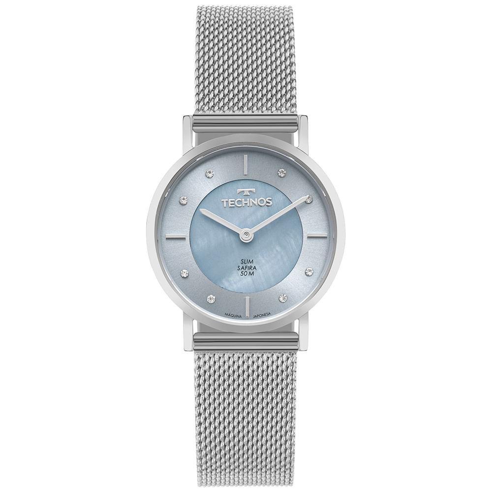 Relógio Technos Feminino Slim Prata - 2025LTW/1V - 1