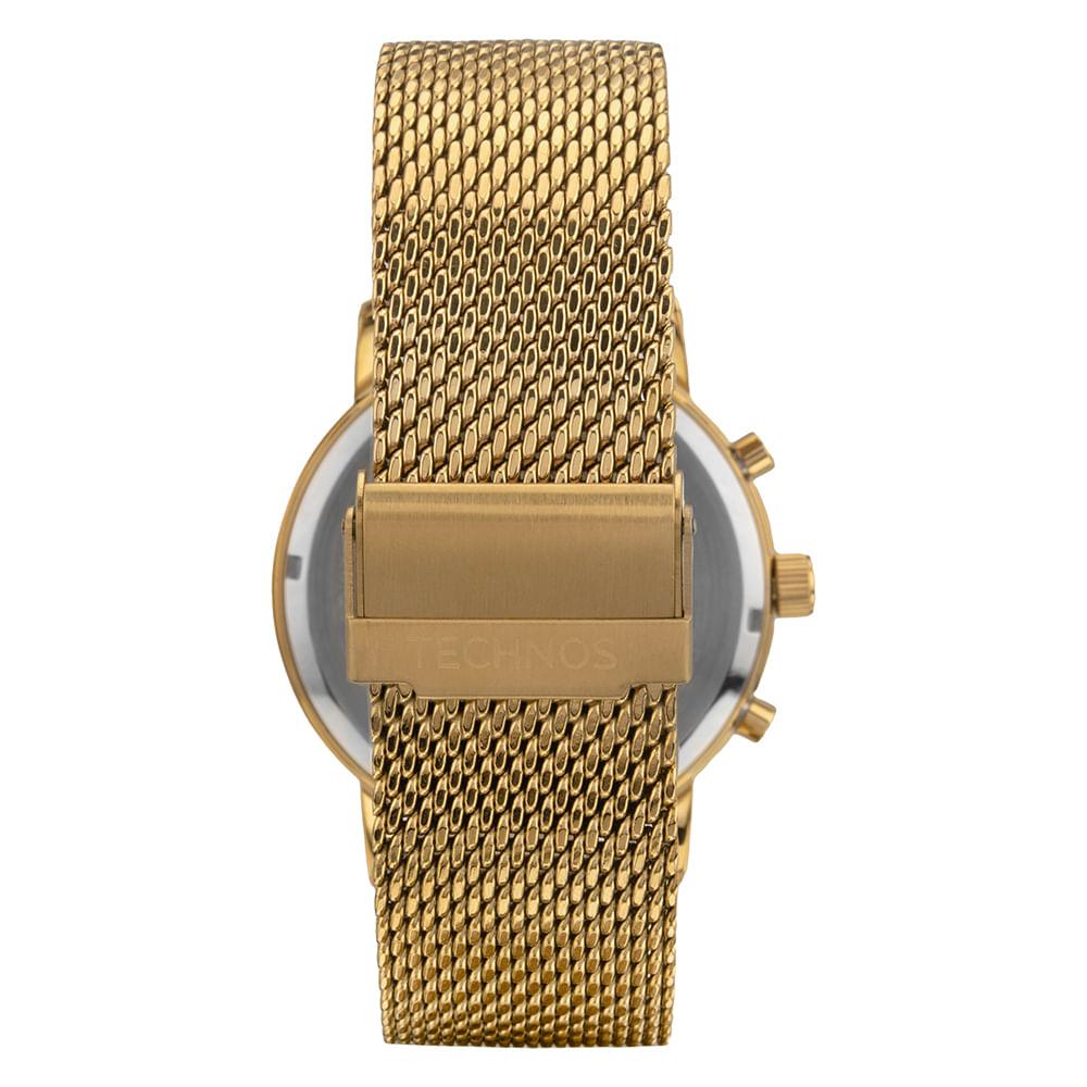 Relógio Technos Masculino Golf Dourado - OS20IQV/1P - 3