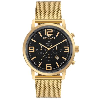 Relógio Technos Masculino Golf Dourado - OS20IQV/1P