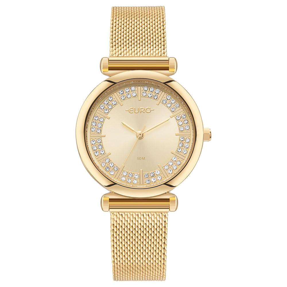 Relógio Euro Feminino Glitz Dourado - EU2035YZG/4D - 1