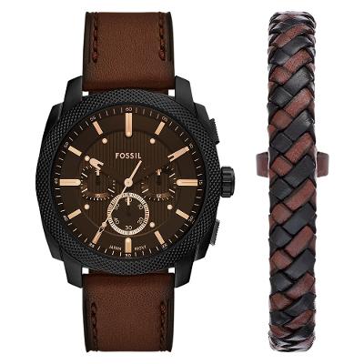 Kit Fossil Masculino Machine Preto - FS6102SET/0MN