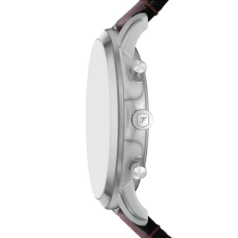 Relógio Fossil Masculino Neutra Prata - FS6129/0CN - 4