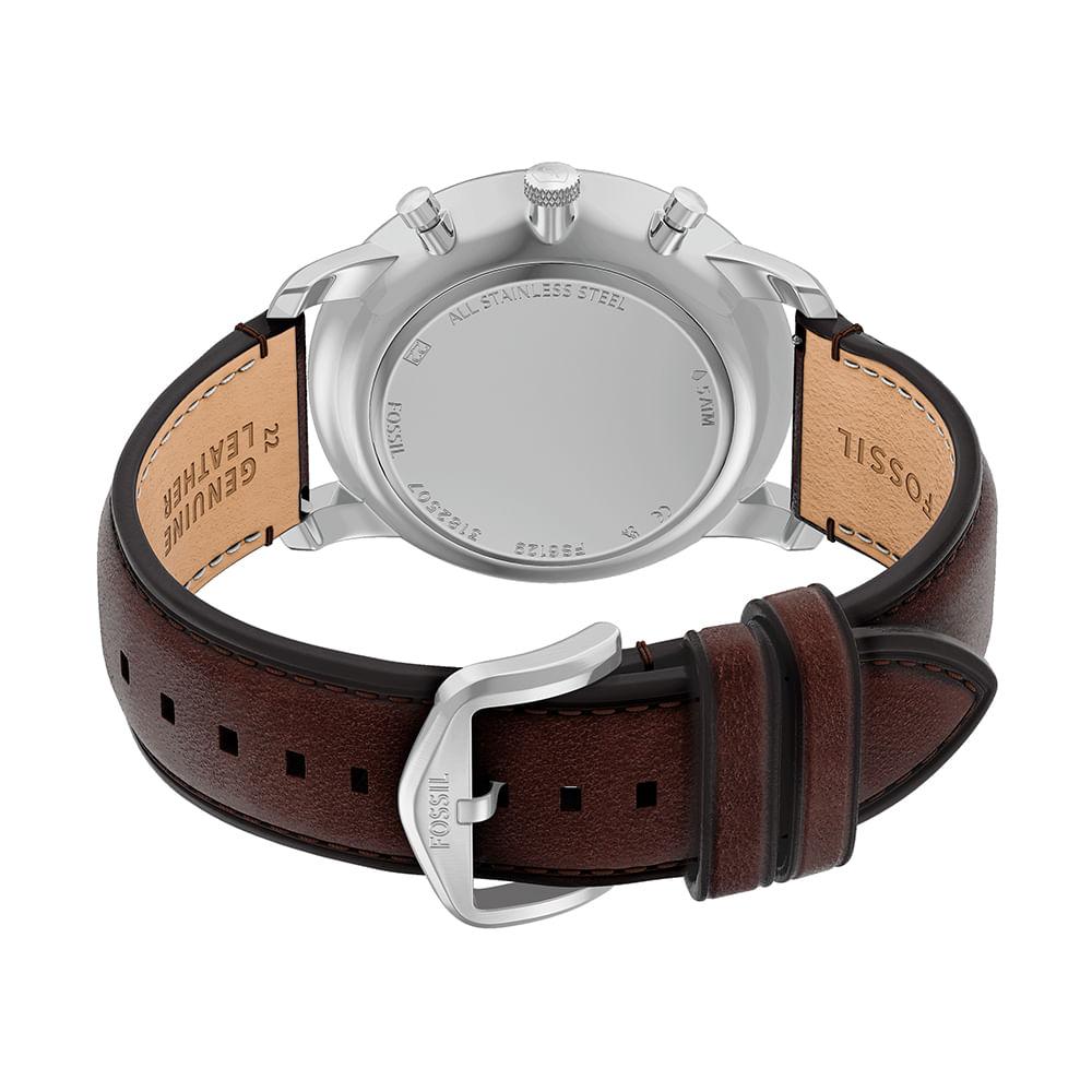 Relógio Fossil Masculino Neutra Prata - FS6129/0CN - 6