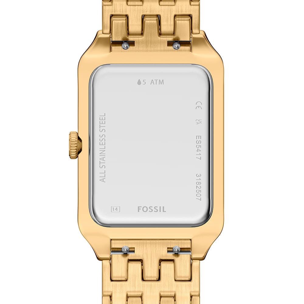 Relógio Fossil Feminino Raquel Dourado - ES5417/1CN - 7