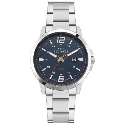 Relógio Technos Masculino Racer Basico Prata - 2115UCM/1L
