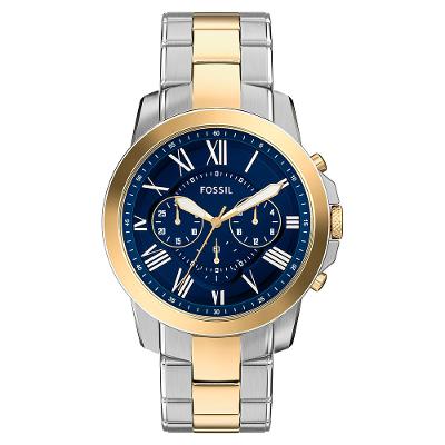 Relógio Fossil Masculino Grant Bicolor - FS6132/1AN