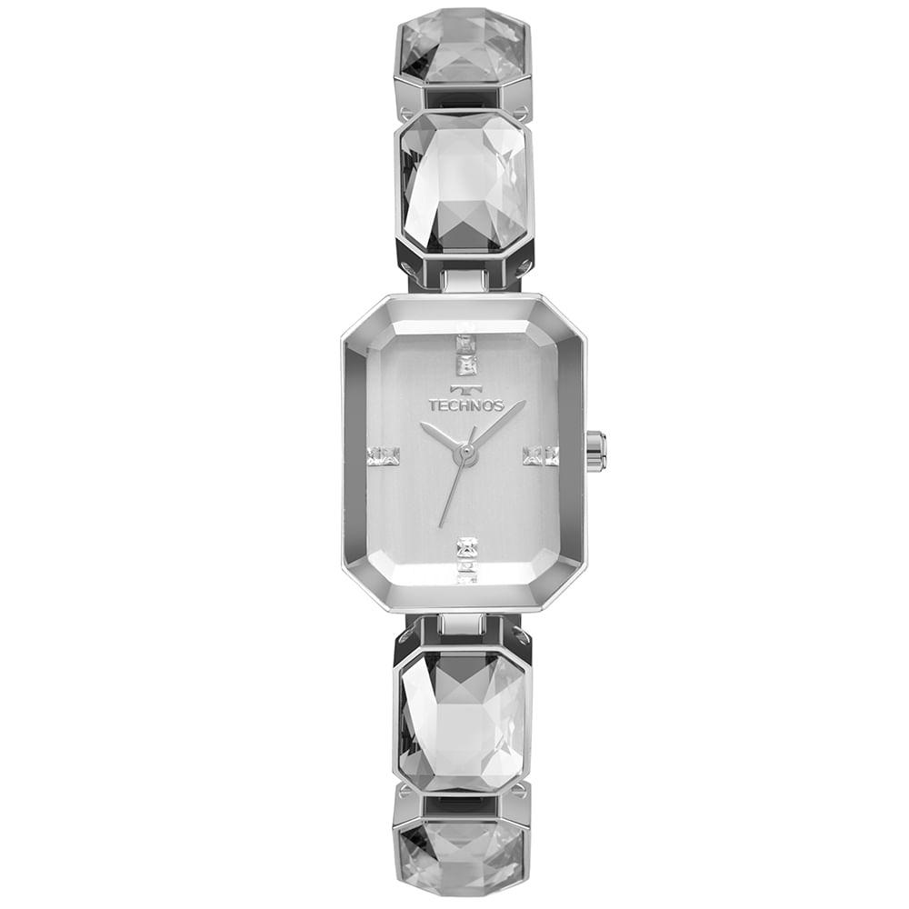 Relógio Technos Feminino Crystal Prata - 2036NBT/1K - 1