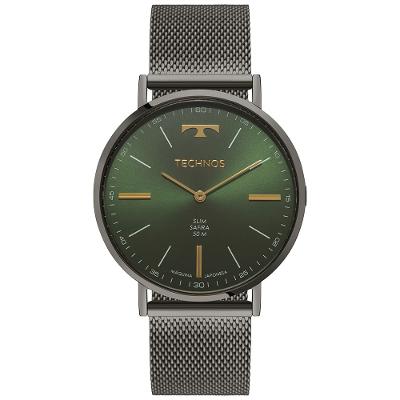 Relógio Technos Masculino Slim Grafite - 2025LUL/1V