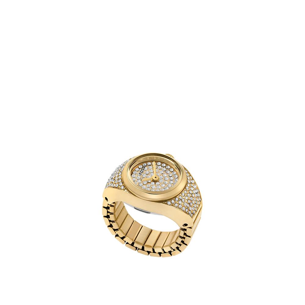 Relógio Fossil Feminino Watch Ring - ES5392/1DN - 2