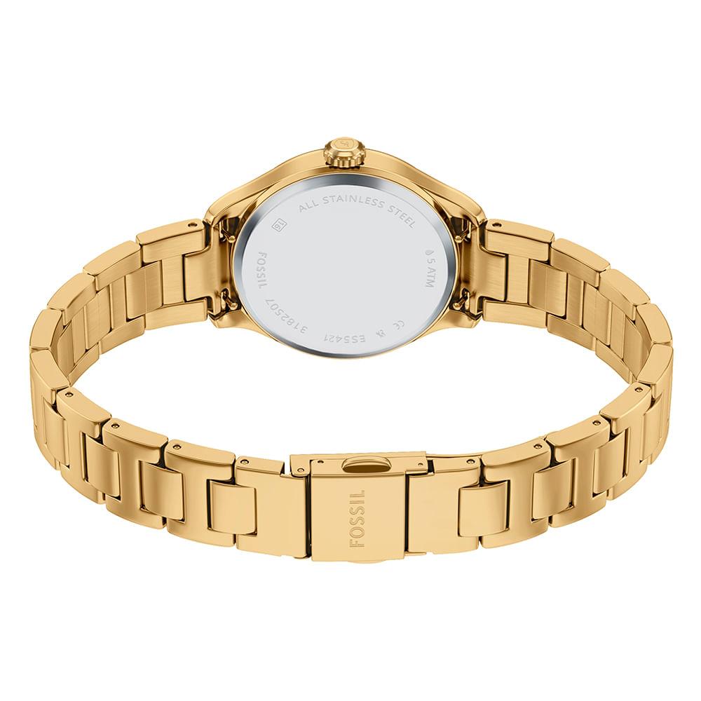 Relógio Fossil Feminino Gilmore Dourado - ES5421/1KN - 5