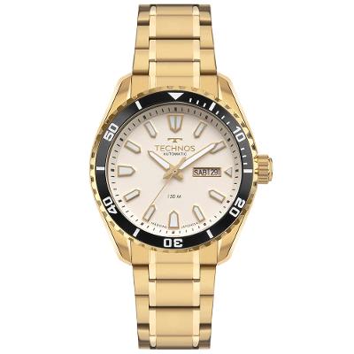 Relógio Technos Automático Masculino  Diver Dourado - 8205PG/1X