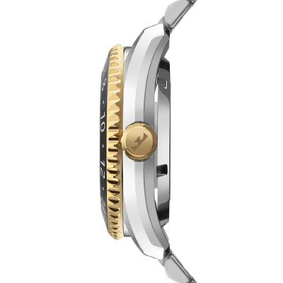 Relógio Technos Masculino Automatico GMT Bicolor - NH34AC/T1P