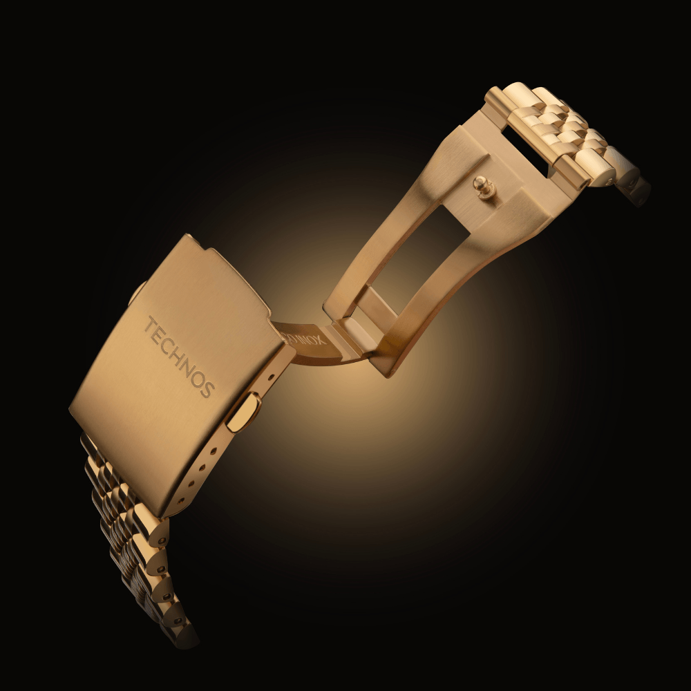 Relógio Technos Masculino Automatico GMT Dourado - NH34AB/T1P - 6