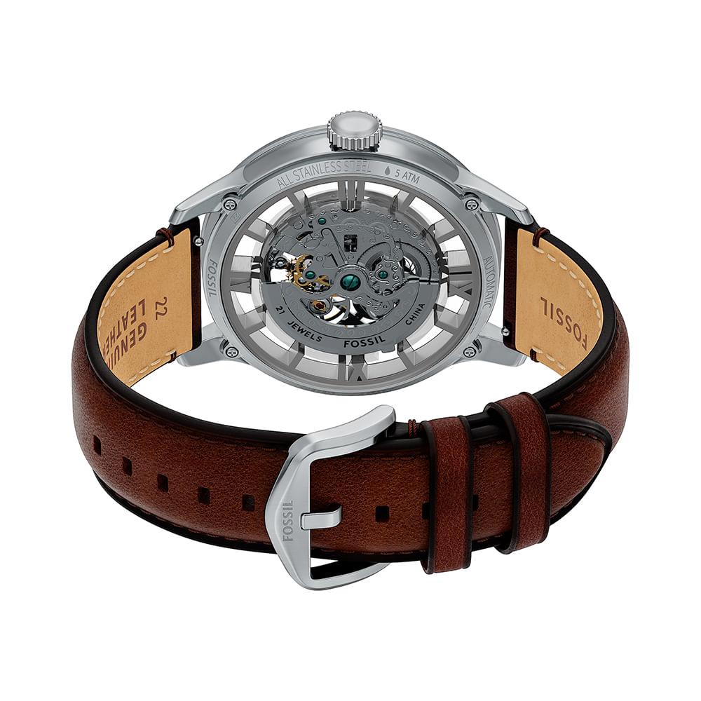 Relógio Fossil Masculino Townsman Prata - ME3270/0KN - 3