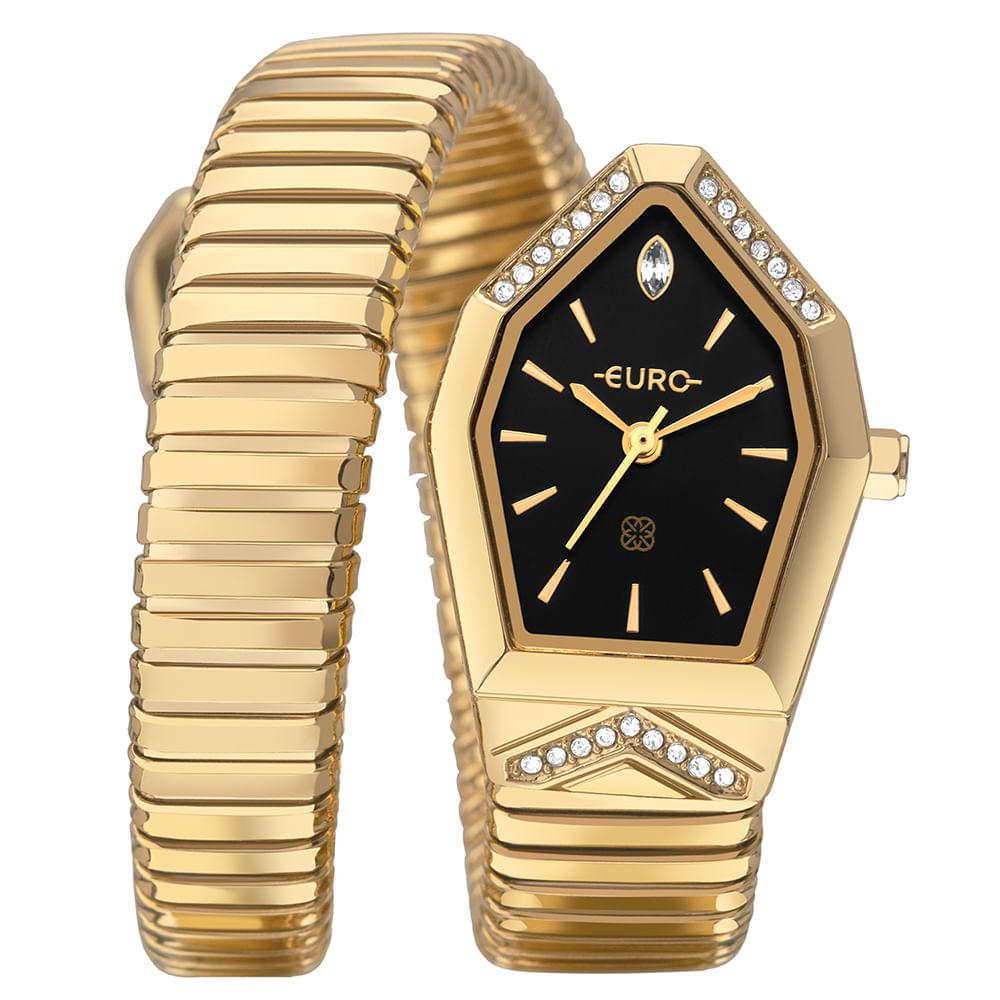 Relógio Euro Feminino Serpentes Dourado - EU2035ZAM/5P - 1