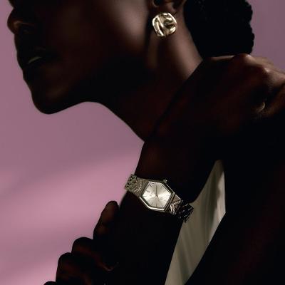 Relógio Euro Feminino Serpentes Prata - EU2035ZAC/4K