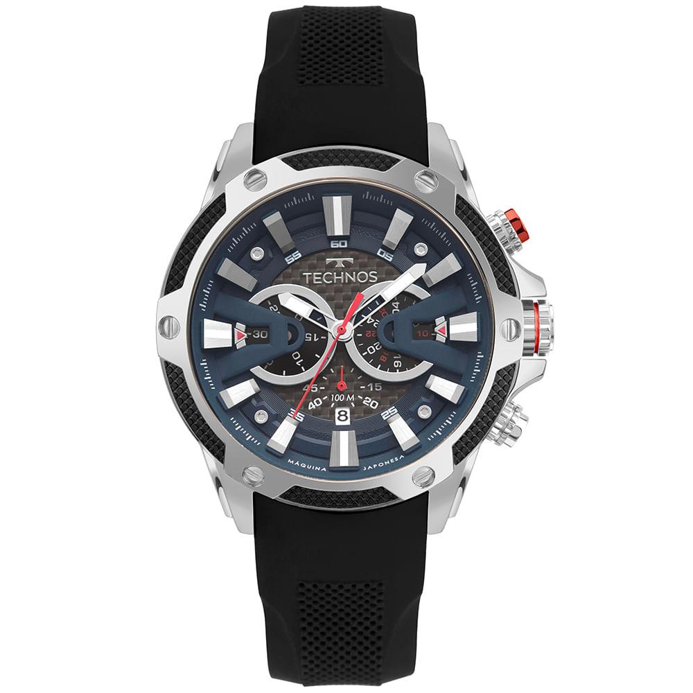 Relógio Technos Masculino Ts Carbon Prata - JS25BCK/2A - 1