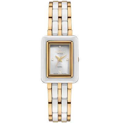 Relógio Technos Feminino Ceramic Sapphire Dourado - 5Y36AA/1K