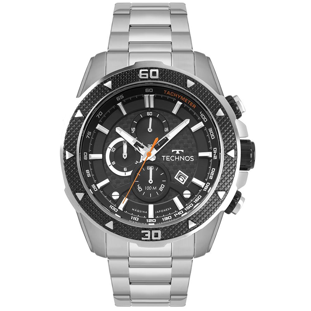 Relógio Technos Masculino Ts Carbon Prata - OS1ACB/1P - 1