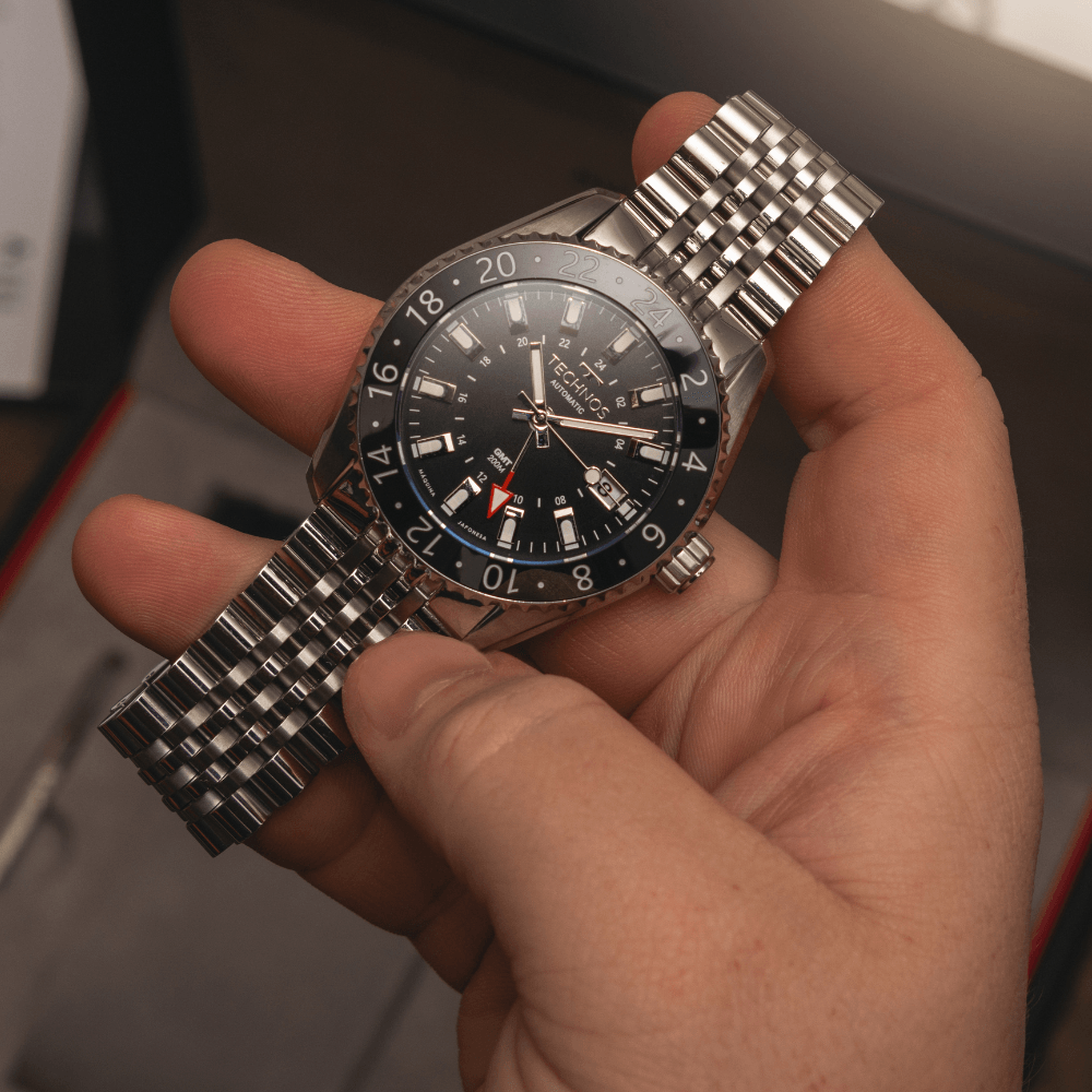 Relógio Technos Masculino Automatico GMT Prata - NH34AA/T1P - 6