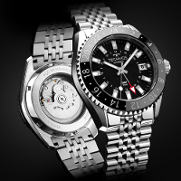 Relógio Technos Masculino Automatico GMT Prata - NH34AA/T1P - 9