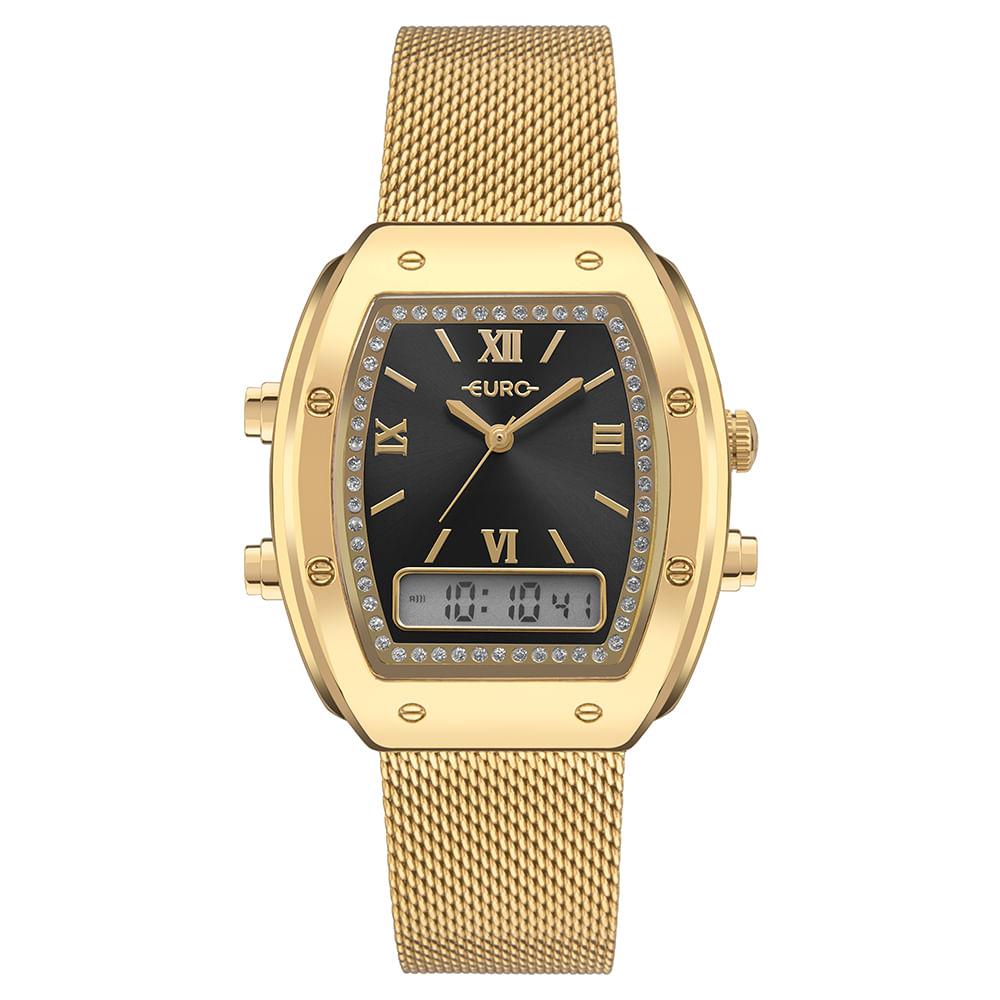 Relógio Euro Feminino Fashion Fit Sporty Dourado - EUW20101AB/4P - 1