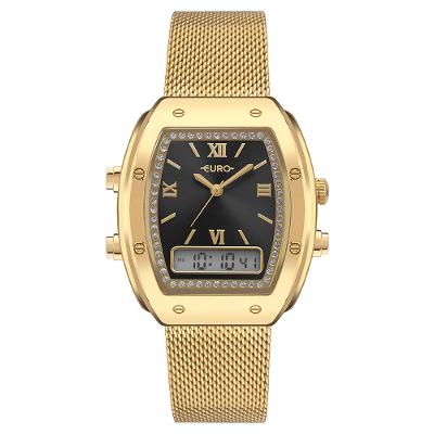 Relógio Euro Feminino Fashion Fit Sporty Dourado - EUW20101AB/4P