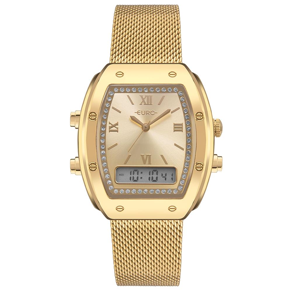 Relógio Euro Feminino Fashion Fit Sporty Dourado - EUW20101AB/4D - 1